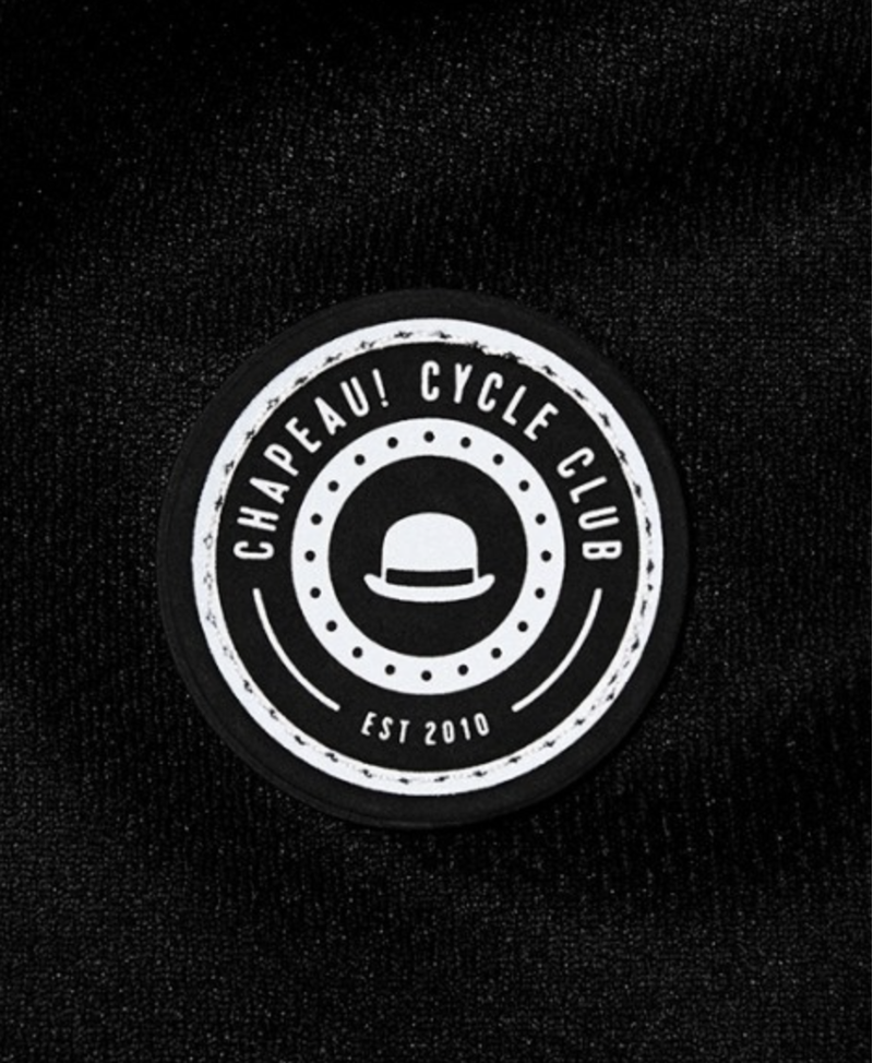 Chapeau Club Logo Short Sleeve Road jersey Flint Grey-5